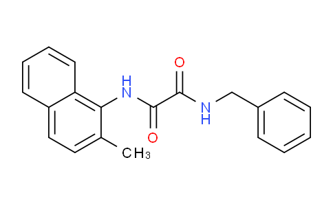CAS No. 2072108-68-8, N1-(2-methyl-1-naphthalenyl)-N2-(phenylmethyl)- Ethanediamide