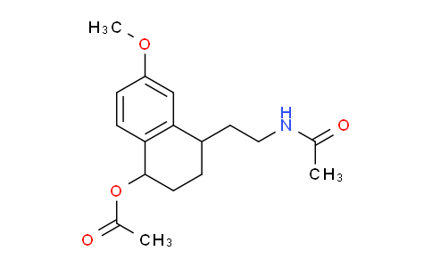 CAS No. 1384261-22-6, Acetamide, N-[2-[4-(acetyloxy)-1,2,3,4-tetrahydro-7-methoxy-1-naphthalenyl]ethyl]-