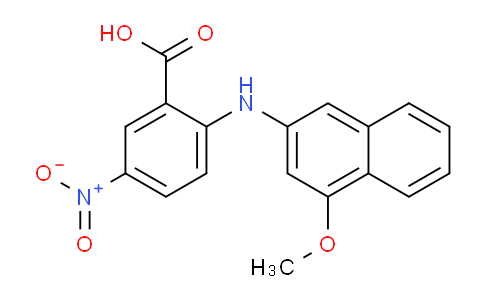 CAS No. 1572936-83-4, 2-[(4-Methoxy-2-naphthalenyl) amino]-5-nitrobenzoic acid