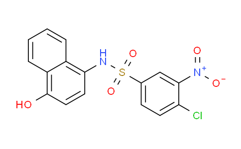 MC768361 | 420092-79-1 | 4-chloro-N-(4-hydroxynaphthalen- 1-yl)-3-nitrobenzenesulfonamide
