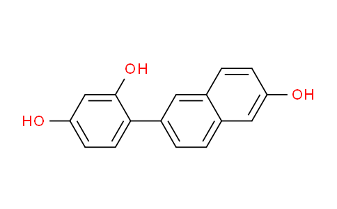 CAS No. 927885-00-5, 4-(6-Hydroxy-2-naphthalenyl)1,3-benzenediol