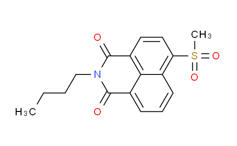 CAS No. 135980-66-4, 4-Methylsulfonyl-N-n-butyl-1,8-naphthalimide