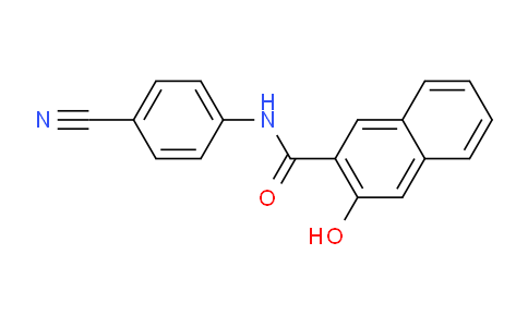 CAS No. 117739-40-9, N-(4-Cyanophenyl)-3-hydroxy-2-naphthamide
