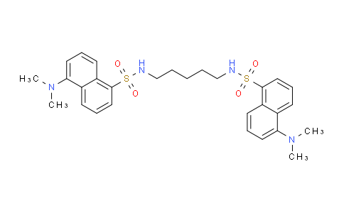 CAS No. 55521-24-9, 5-(dimethylamino)-N-[5-[[5-(dimethylamino)naphthalen-1-yl]sulfonylamino]pentyl]naphthalene-1-sulfonamide
