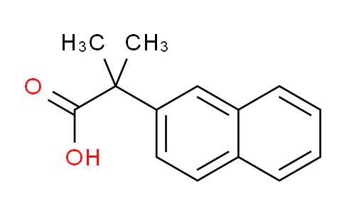 CAS No. 13365-41-8, 2-Methyl-2-(naphthalen-2-yl)propanoic acid
