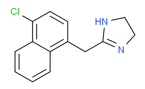 CAS No. 17692-28-3, 2-((4-Chloronaphthalen-1-yl)methyl)-4,5-dihydro-1H-imidazole