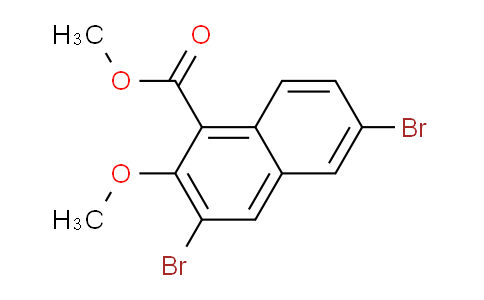 CAS No. 1198475-39-6, Methyl 3,6-dibromo-2-methoxy-1-naphthoate