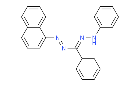 CAS No. 1719-72-8, (E,E)-5-(Naphthalen-1-yl)-1,3-diphenylformazan