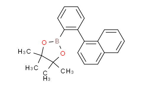 CAS No. 1449133-19-0, 4,4,5,5-Tetramethyl-2-(2-(naphthalen-1-yl)phenyl)-1,3,2-dioxaborolane