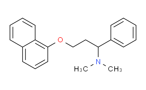 CAS No. 119356-76-2, N,N-Dimethyl-3-(naphthalen-1-yloxy)-1-phenylpropan-1-amine