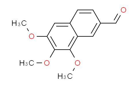 CAS No. 71687-98-4, 6,7,8-trimethoxynaphthalene-2-carbaldehyde