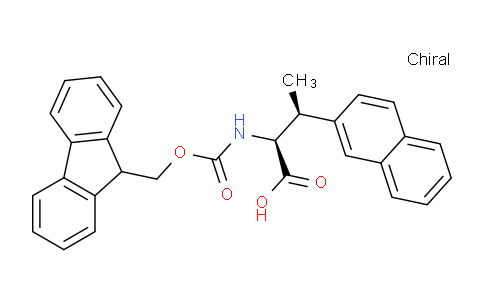 CAS No. 208582-08-5, (2S,3S)-2-(9H-fluoren-9-ylmethoxycarbonylamino)-3-(2-naphthyl)butanoic acid