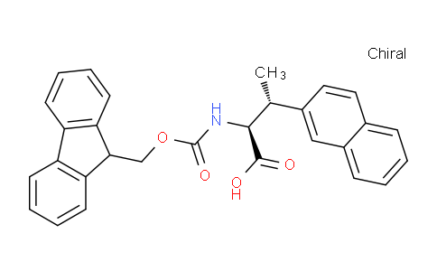CAS No. 208582-09-6, (2S,3R)-2-(9H-fluoren-9-ylmethoxycarbonylamino)-3-(2-naphthyl)butanoic acid