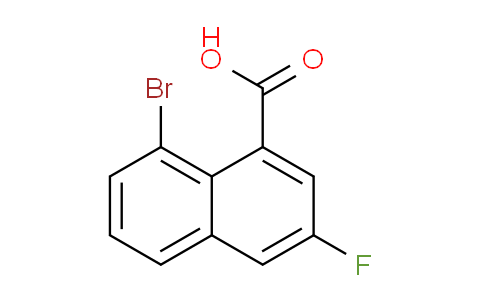 CAS No. 2387597-18-2, 8-bromo-3-fluoro-naphthalene-1-carboxylic acid