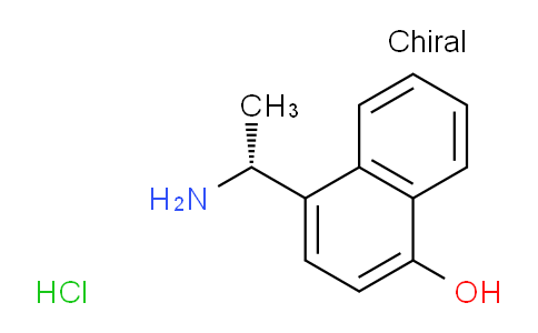 CAS No. 2301850-31-5, 4-[(1R)-1-aminoethyl]naphthalen-1-ol;hydrochloride