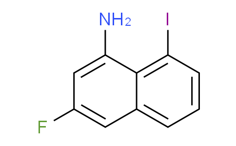 CAS No. 2387599-11-1, 3-fluoro-8-iodo-naphthalen-1-amine