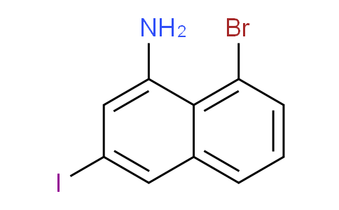 CAS No. 2387597-96-6, 8-bromo-3-iodo-naphthalen-1-amine