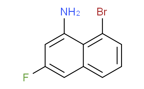 CAS No. 2387597-86-4, 8-bromo-3-fluoro-naphthalen-1-amine