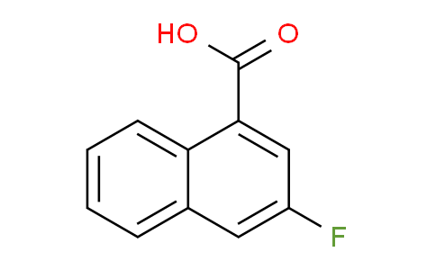 CAS No. 575-07-5, 3-fluoronaphthalene-1-carboxylic acid