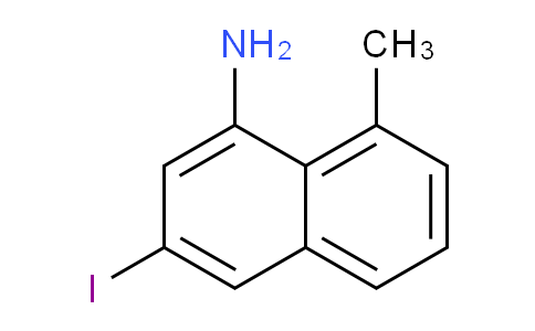 CAS No. 2387597-47-7, 3-iodo-8-methyl-naphthalen-1-amine