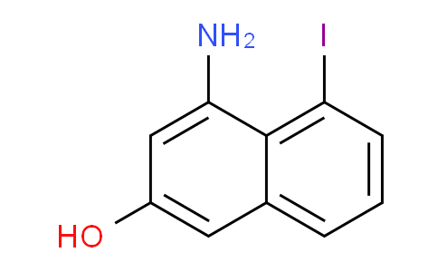 CAS No. 2387597-11-5, 4-amino-5-iodo-naphthalen-2-ol