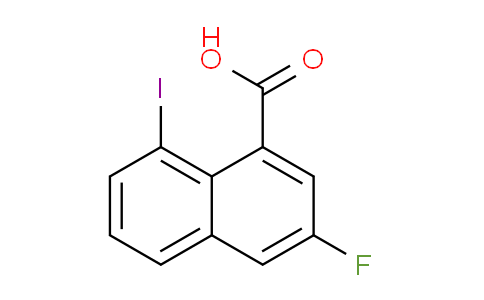CAS No. 2387595-87-9, 3-fluoro-8-iodo-naphthalene-1-carboxylic acid