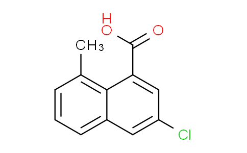 CAS No. 2387595-67-5, 3-chloro-8-methyl-naphthalene-1-carboxylic acid