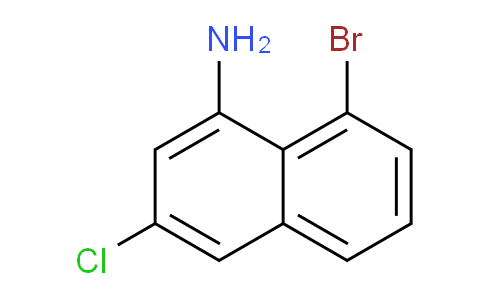 CAS No. 2387596-93-0, 8-bromo-3-chloro-naphthalen-1-amine
