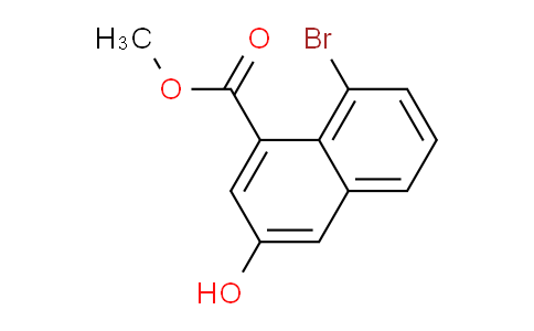 CAS No. 2387597-28-4, methyl 8-bromo-3-hydroxy-naphthalene-1-carboxylate