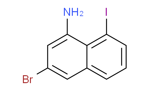 CAS No. 2387595-83-5, 3-bromo-8-iodo-naphthalen-1-amine