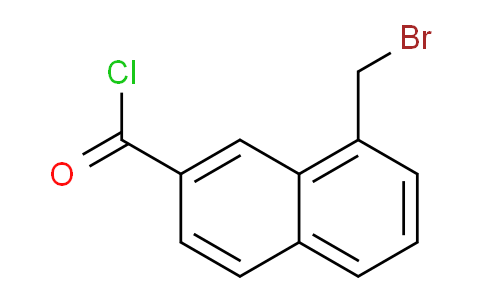 CAS No. 1261597-63-0, 1-(Bromomethyl)naphthalene-7-carbonyl chloride