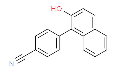 CAS No. 118693-55-3, 4-(2-Hydroxynaphthalen-1-yl)benzonitrile