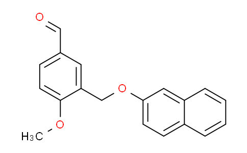 CAS No. 438531-00-1, 4-methoxy-3-[(2-naphthyloxy)methyl]benzaldehyde