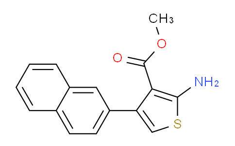 CAS No. 351156-65-5, methyl 2-amino-4-(2-naphthyl)thiophene-3-carboxylate