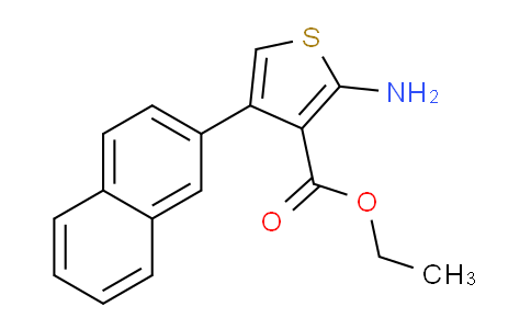 CAS No. 351156-60-0, ethyl 2-amino-4-(2-naphthyl)thiophene-3-carboxylate