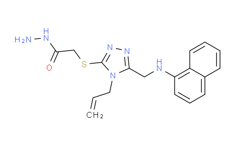 CAS No. 1071368-70-1, 2-({4-allyl-5-[(1-naphthylamino)methyl]-4H-1,2,4-triazol-3-yl}thio)acetohydrazide