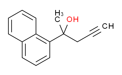 CAS No. 133690-96-7, 2-(1-Naphthyl)-4-pentyn-2-ol