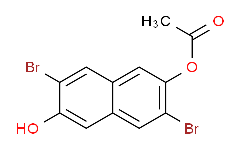 CAS No. 1864058-93-4, 3,7-Dibromo-6-hydroxy-2-naphthyl Acetate