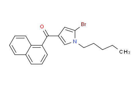 CAS No. 914458-53-0, (5-bromo-1-pentyl-1H-pyrrol-3-yl)(naphthalen-1-yl)methanone