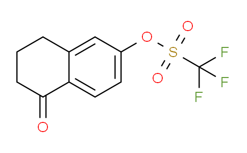 CAS No. 144464-64-2, 5-oxo-5,6,7,8-tetrahydronaphthalen-2-yl trifluoromethanesulfonate