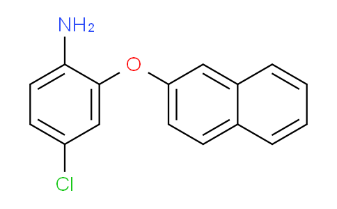 CAS No. 160693-12-9, 4-chloro-2-(naphthalen-2-yloxy)aniline