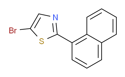 CAS No. 1210372-89-6, 5-bromo-2-(naphthalen-1-yl)thiazole