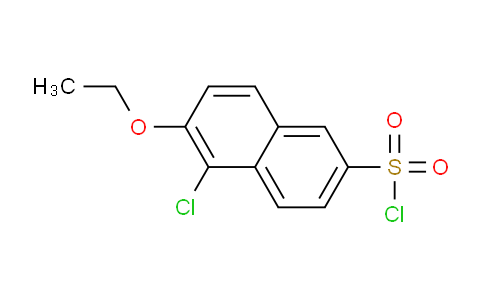 CAS No. 1394820-11-1, 5-Chloro-6-ethoxynaphthalene-2-sulfonyl chloride