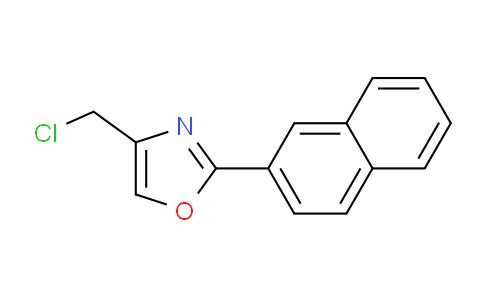 CAS No. 202594-71-6, 4-(chloromethyl)-2-(naphthalen-2-yl)oxazole