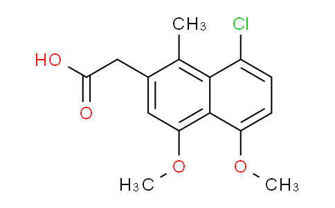 CAS No. 3517-22-4, 2-(8-chloro-4,5-dimethoxy-1-methylnaphthalen-2-yl)acetic acid