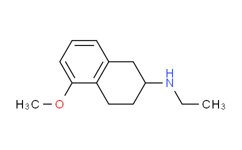 CAS No. 3880-83-9, N-ethyl-5-methoxy-1,2,3,4-tetrahydronaphthalen-2-amine