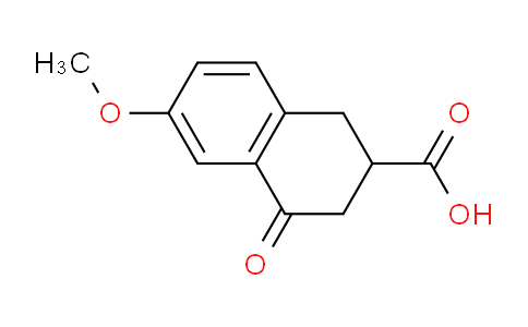 CAS No. 55020-51-4, 6-methoxy-4-oxo-1,2,3,4-tetrahydronaphthalene-2-carboxylic acid