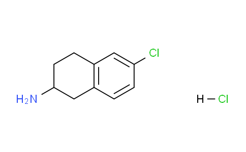 CAS No. 64603-76-5, 6-Chloro-1,2,3,4-tetrahydro-naphthalen-2-ylamine hydrochloride