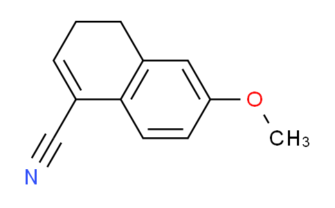 CAS No. 6398-50-1, 6-methoxy-3,4-dihydro-1-naphthalenecarbonitrile