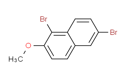 CAS No. 66996-59-6, 1,6-dibromo-2-methoxynaphthalene